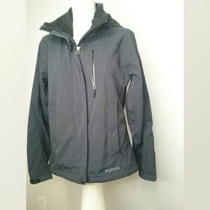 Marmot Black Hooded Coat